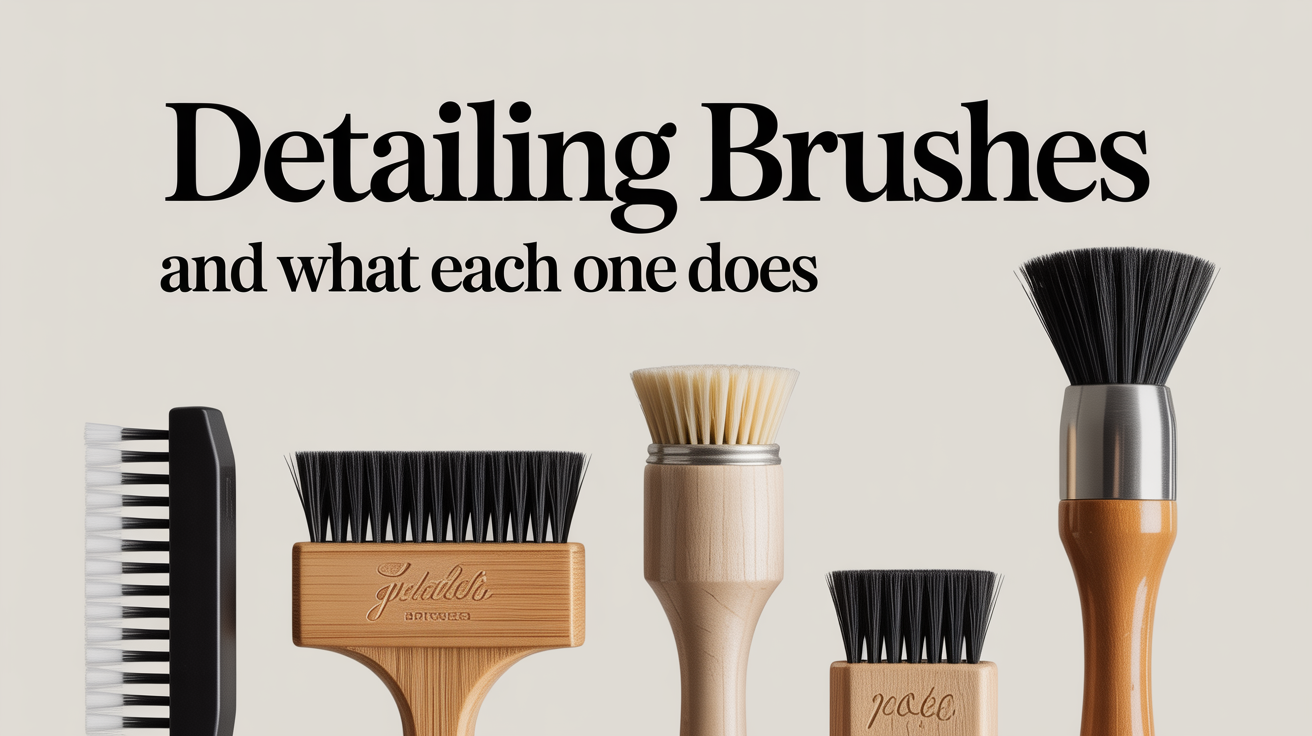 Detailing Brushes and What Each One Does