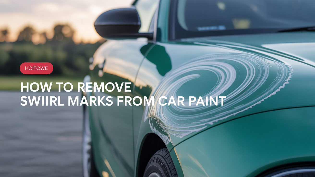 How to Remove Swirl Marks From Car Paint