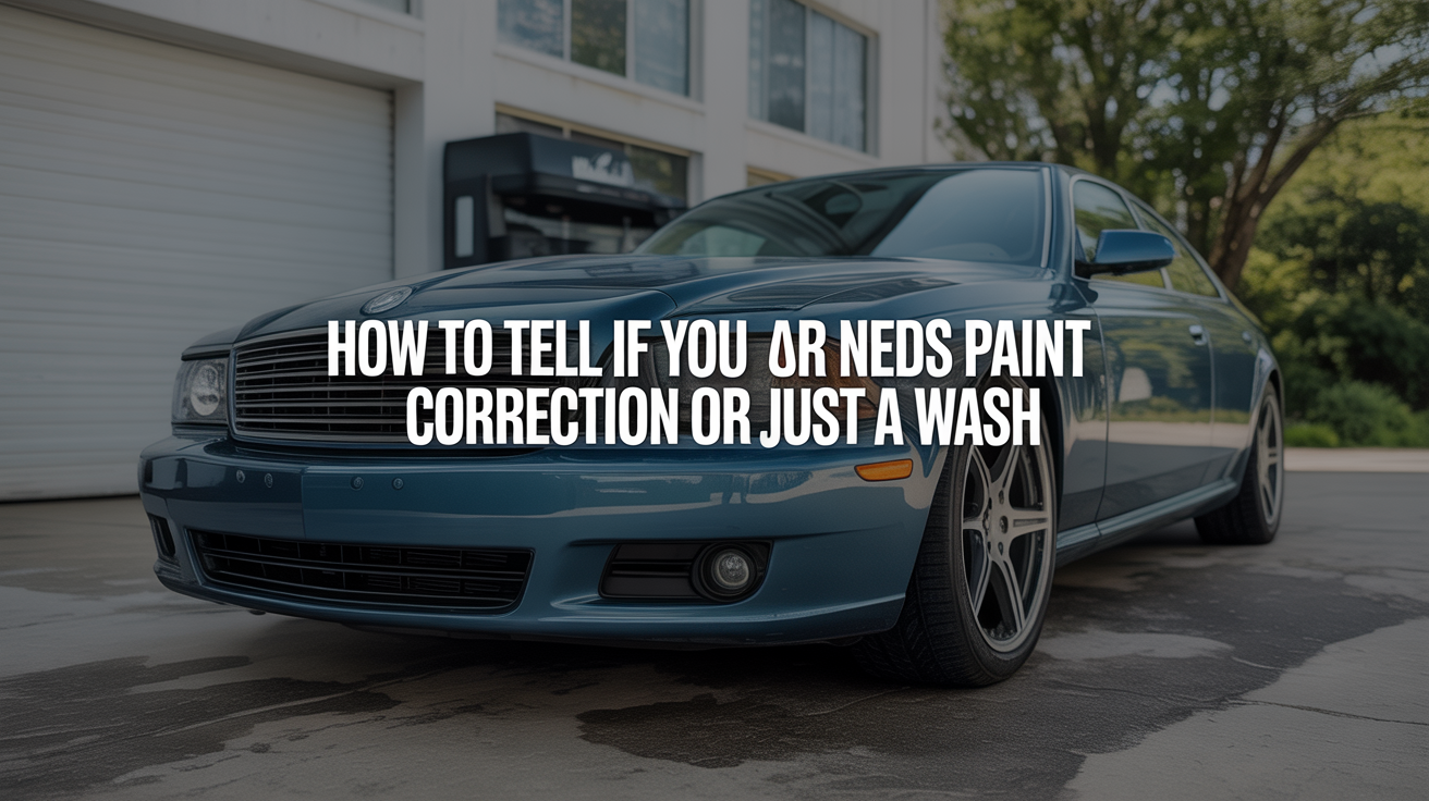 How to Tell If Your Car Needs Paint Correction or Just a Wash